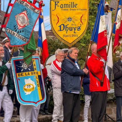 Bouquet Chiry-Ourscamp - Cérémonie en mémoire des archers disparus le 16 mai au soir